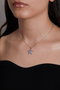 Heliophilia Silver Collar CK9759 Plateado de Metal, Talla Única